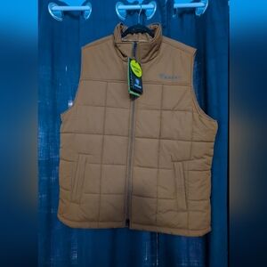 Ariat Men's Brown Quilted Vest